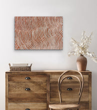 Load image into Gallery viewer, &quot;My Country at Warluklongu&quot; Maureen Nampijinpa Hudson 90cm x 64cm
