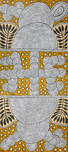 Load image into Gallery viewer, "My Special Homeland (Papunya)" Aboriginal art by Debra Nangala McDonald - detail view, 199cm x 91cm
