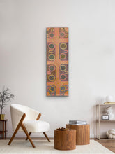 Load image into Gallery viewer, "My Country" Stephen Pitjara 121cm x 40cm, Traditional Aboriginal painting from Northern Territory, Utopia Region
