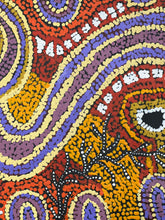 Load image into Gallery viewer, "Ngura" original Aboriginal painting by Audrey Brumby, 119cm x 36cm - authentic Indigenous Australian artwork
