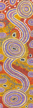 Load image into Gallery viewer, "Ngura" original Aboriginal painting by Audrey Brumby, 119cm x 36cm - authentic Indigenous Australian artwork
