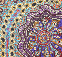 Load image into Gallery viewer, "Ngura" Audrey Brumby 94cm x 87cm original Aboriginal art from Art By Farquhar
