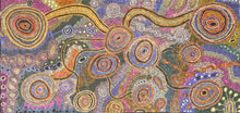 Load image into Gallery viewer, "Ngura (Places)" by Audrey Brumby - view 6, 196cm x 93cm - Aboriginal art
