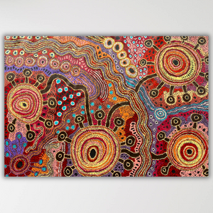 "Nguru Munu Tjukula" Audrey Brumby 144cm x 100cm