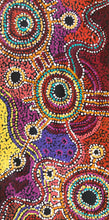 Load image into Gallery viewer, "Nguru" original Aboriginal painting by Daisybell Kulyuru, 57cm x 29cm - authentic Indigenous Australian artwork
