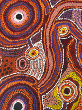 Load image into Gallery viewer, "Nguru Minyma Kutjara" original Aboriginal painting by Daisybell Kulyuru, 122cm x 59cm - authentic Indigenous Australian artwork
