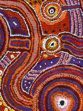 Load image into Gallery viewer, "Nguru Minyma Kutjara" original Aboriginal painting by Daisybell Kulyuru, 122cm x 59cm - authentic Indigenous Australian artwork
