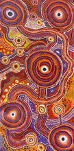 Load image into Gallery viewer, "Nguru Minyma Kutjara" original Aboriginal painting by Daisybell Kulyuru, 122cm x 59cm - authentic Indigenous Australian artwork
