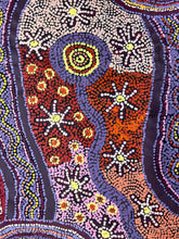 Load image into Gallery viewer, Close up dot painting "Nguru Munu Tjukula" Audrey Brumby 120cm x 114cm

