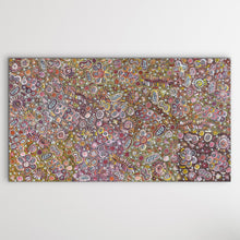 Load image into Gallery viewer, yellow, orange and red large Indigenous Australia painting Utopia Northern Territory Artist
