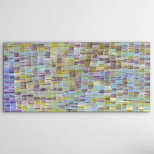 Load image into Gallery viewer, Large Aboriginal Painting Yam Dreaming displayed on white wall
