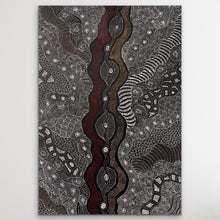 Load image into Gallery viewer, "My Country" Rayleen Pula Price 141cm x 97cm original aboriginal painting
