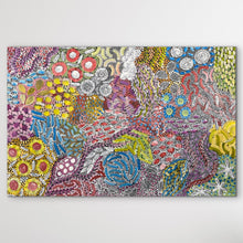 Load image into Gallery viewer, "Awelye" original Aboriginal painting by Karen Bird Ngale, 145cm x 94cm - authentic Indigenous Australian artwork
