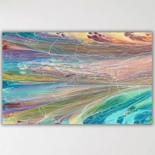 Load image into Gallery viewer, "Pantu (Salt Lake)" original Aboriginal painting by Janice Stanley, 145cm x 90cm - authentic Indigenous Australian artwork
