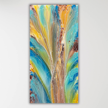 Load image into Gallery viewer, "Pantu (Salt Lake)" original Aboriginal painting by Janice Stanley, 152cm x 76cm - authentic Indigenous Australian artwork
