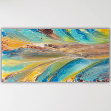 Load image into Gallery viewer, "Pantu (Salt Lake)" original Aboriginal painting by Janice Stanley, 152cm x 76cm - authentic Indigenous Australian artwork
