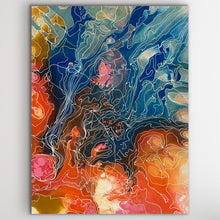 Load image into Gallery viewer, "Pantu (Salt Lake)" original Aboriginal painting by Janice Stanley, 103cm x 79cm - authentic Indigenous Australian artwork
