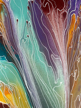 Load image into Gallery viewer, "Pantu (Salt Lake)" original Aboriginal painting by Janice Stanley, 97cm x 73cm - authentic Indigenous Australian artwork
