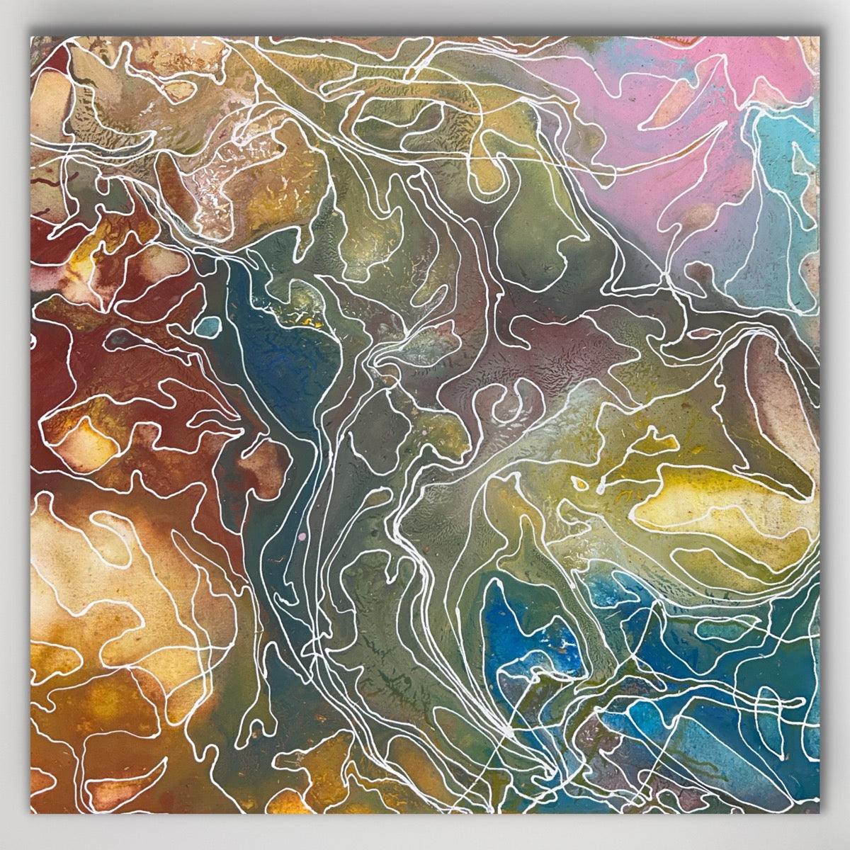 “Pantu (Salt Lake)" Janice Stanley 88cm x 85cm