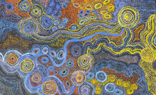 Load image into Gallery viewer, Fine dotted texture reveals the energy and rhythm of the ancestral story.
