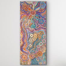 Load image into Gallery viewer, Detail of collaborative Aboriginal artwork Piltati Tjukurpa by Rhoda Tjitayi and Susan Umatji Tjitayi
