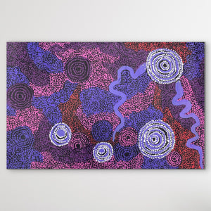 "Piltati Tjukurpa" Rhoda Tjitayi 86cm x 54cm