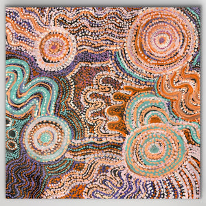 "Piltati Tjukurpa" Rhoda Tjitayi 61cm x 59cm