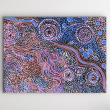 Load image into Gallery viewer, Horizontal format image of Aboriginal painting Piltati Tjukurpa by Rhoda Tjitayi
