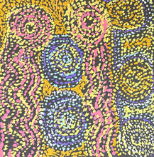 Load image into Gallery viewer, Close crop highlighting the textured dot patterns and overlapping circular motifs in the artwork.
