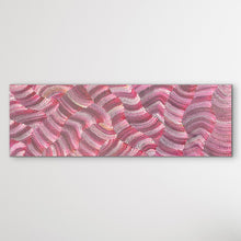 Load image into Gallery viewer, Aboriginal art in pink and purple sand dunes from Central Desert
