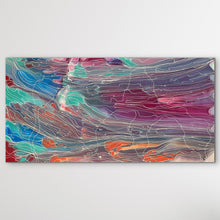 Load image into Gallery viewer, "Pantu (Salt Lake)" original Aboriginal painting by Janice Stanley, 170cm x 86cm - authentic Indigenous Australian artwork
