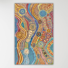 Load image into Gallery viewer, pukara susan tjitayi original painting shown vertical 

