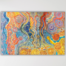 Load image into Gallery viewer, "Pututju" original Aboriginal painting by Rhoda Tjitayi, 145cm x 98cm - authentic Indigenous Australian artwork
