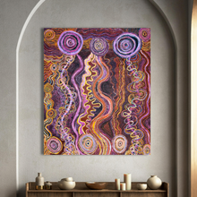 Load image into Gallery viewer, "Pututju" Rhoda Tjitayi 199cm x 169cm room photo
