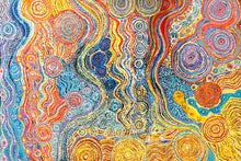 Load image into Gallery viewer, "Pututju" Aboriginal painting by Rhoda Tjitayi - full painting view, 145cm x 98cm
