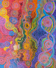 Load image into Gallery viewer, "Pututju" Aboriginal painting by Rhoda Tjitayi - full painting view, 195cm x 167cm
