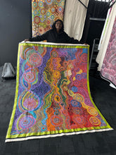 Load image into Gallery viewer, Rhoda Tjitayi with original painting "Pututju" - Aboriginal artist
