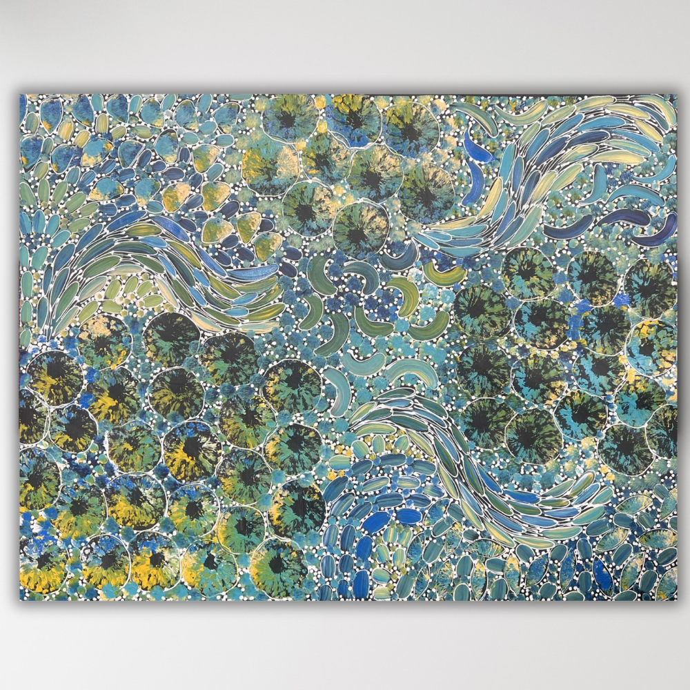 Rachael Nambula Yam Dreaming original painting