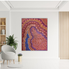 Load image into Gallery viewer, Rainbow serpent in room setting white walls 
