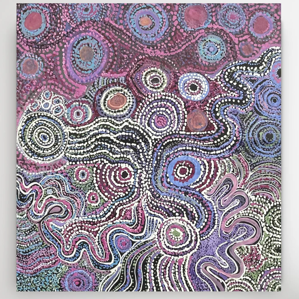 “Piltati Tjukurpa" Rhoda Tjitayi 71cm x 79cm