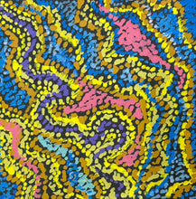 Load image into Gallery viewer, "Piltati Tjukurpa" by Rhoda Tjitayi - detail view of Aboriginal painting, 20cm x 20cm

