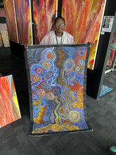 Load image into Gallery viewer, Displayed in the Art by Farquhar studio gallery, glowing with natural desert light.

