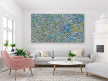 Load image into Gallery viewer, "My Country" by Rochelle Bird Mbitjana - view 8, 199cm x 105cm - Aboriginal art
