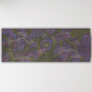 "Bush Plum" Roseanne Morton Petyarre 119cm x 50cm