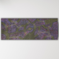Bush Plum roseanne Morton Petyarre in purple tones 