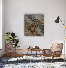 Load image into Gallery viewer, &quot;Emu Dreaming&quot; Roxanne Napaljarri Collins 100cm x 88cm
