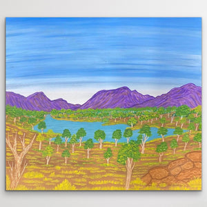 "Landscape of the Country" Sammy Tunkin 60cm x 50cm