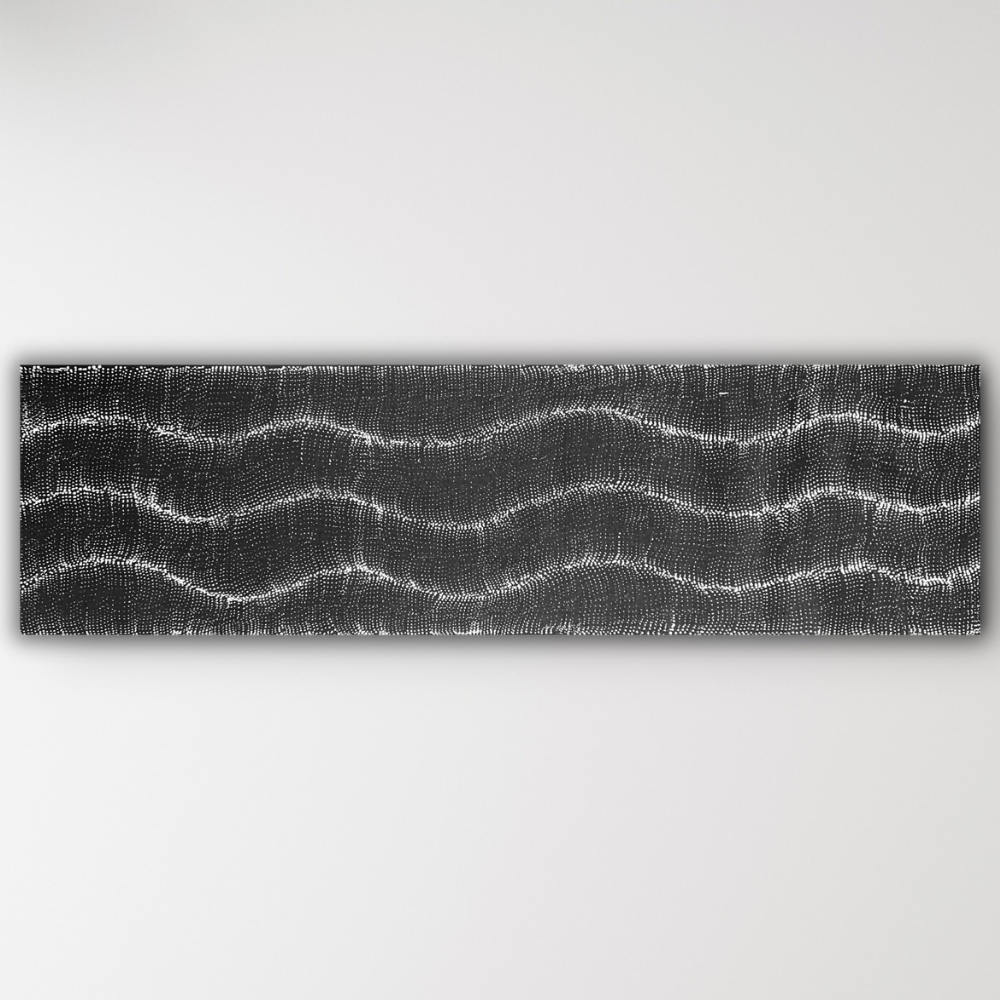 "Sand Dunes" Debbie Napaljarri Brown 115cm x 33cm