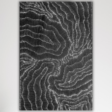 Load image into Gallery viewer, Black and white sand dunes debbie brown large vertical 
