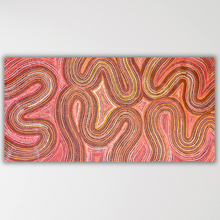 Load image into Gallery viewer, Gwenda Turner original painting sand dunes orange, yellow and red colours
